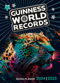 Vorderes Coverbild Guinness World Records - Schulplaner 2024/2025