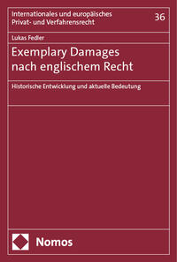 Vorderes Coverbild Exemplary Damages nach englischem Recht
