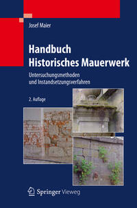Vorderes Coverbild Handbuch Historisches Mauerwerk