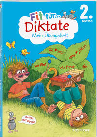 Vorderes Coverbild Fit für Diktate 2. Klasse. Mein Übungsheft