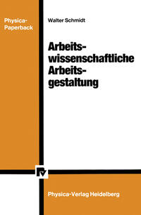 Vorderes Coverbild Arbeitswissenschaftliche Arbeitsgestaltung