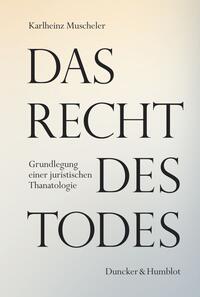 Vorderes Coverbild Das Recht des Todes