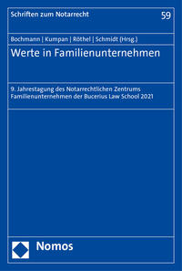 Vorderes Coverbild Werte in Familienunternehmen