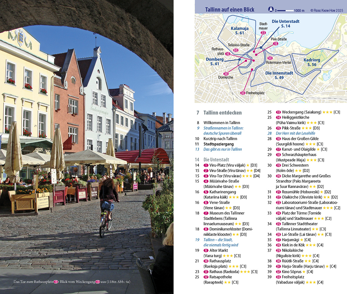 Beispielinhalt (Bild) Reise Know-How CityTrip Tallinn