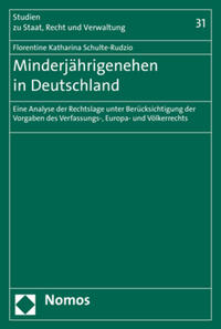 Vorderes Coverbild Minderjährigenehen in Deutschland