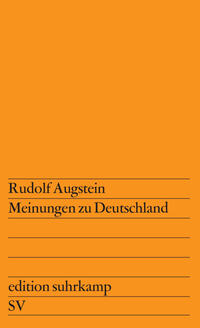 Vorderes Coverbild Meinungen zu Deutschland