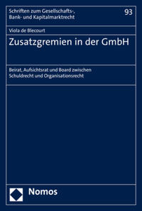 Vorderes Coverbild Zusatzgremien in der GmbH
