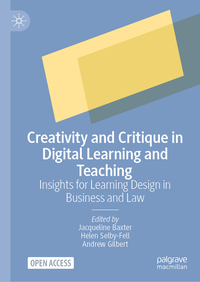 Vorderes Coverbild Creativity and Critique in Digital Learning and Teaching