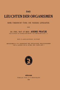 Vorderes Coverbild Das Leuchten der Organismen I