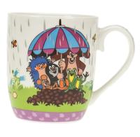 Vorderes Coverbild Trötsch Der kleine Maulwurf Kindertasse Regenschirm