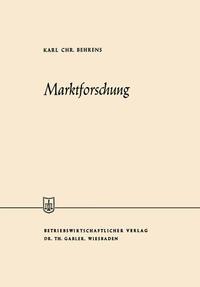 Vorderes Coverbild Marktforschung