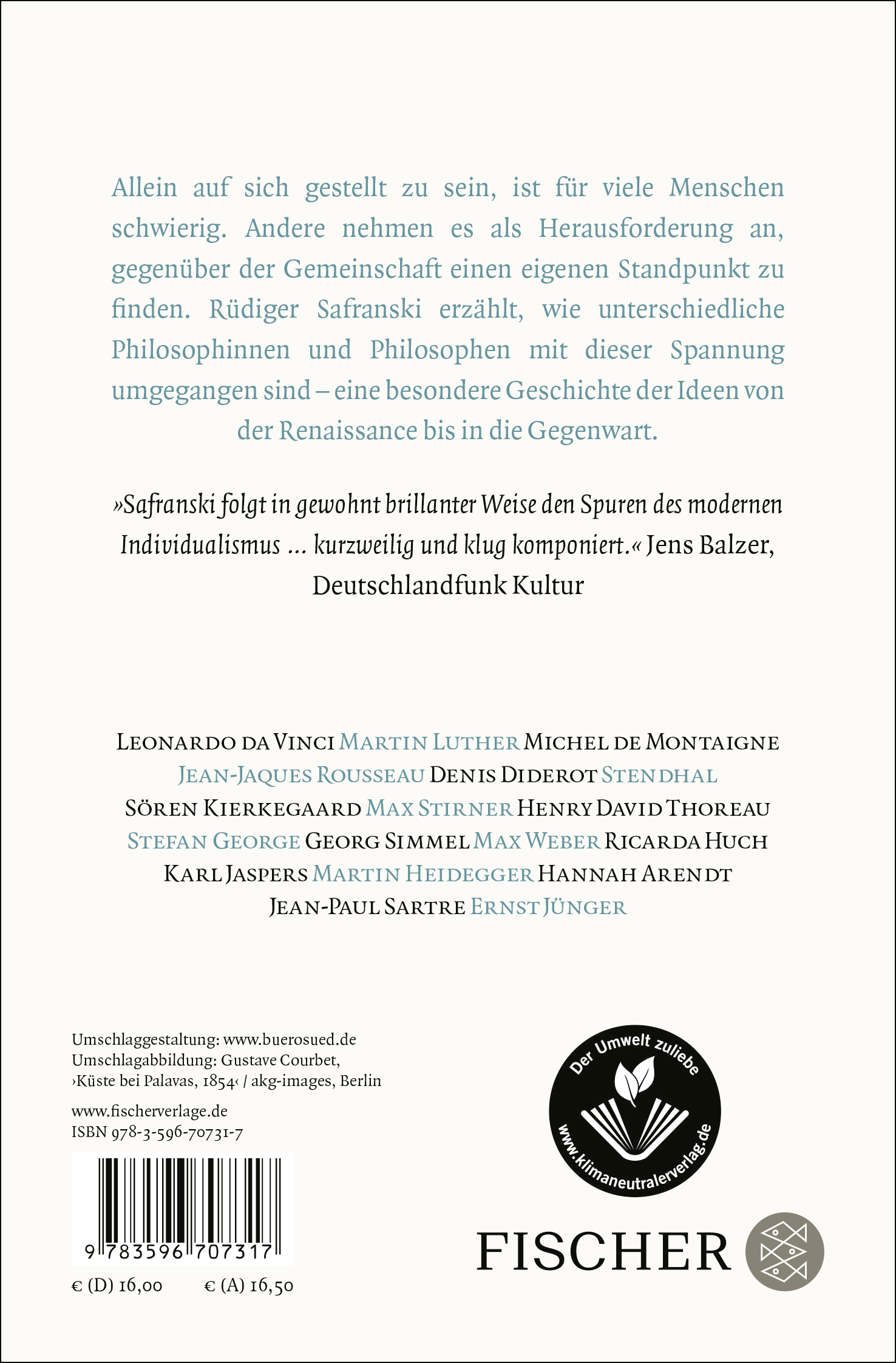 Rückseitencover Einzeln sein