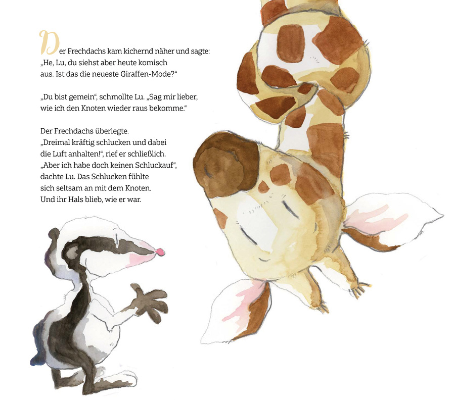 Beispielinhalt (Bild) Lulatsch, die kleine Giraffe