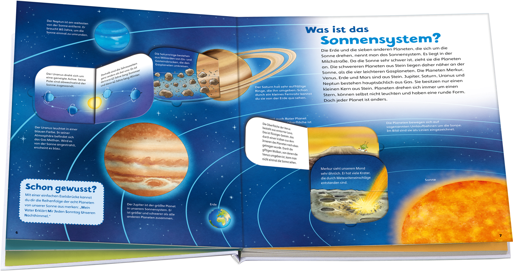 Beispielinhalt (Bild) WAS IST WAS Junior Band 13. Weltraum