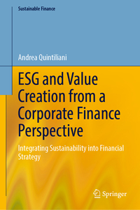 Vorderes Coverbild ESG and Value Creation from a Corporate Finance Perspective