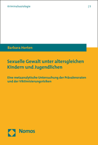 Vorderes Coverbild Sexuelle Gewalt unter altersgleichen Kindern und Jugendlichen
