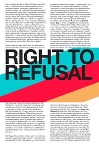 Vorderes Coverbild Right to Refusal