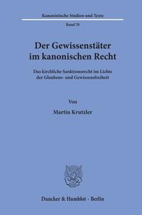 Vorderes Coverbild Der Gewissenstäter im kanonischen Recht.