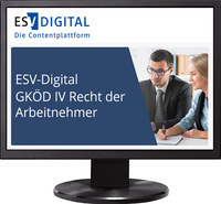 Vorderes Coverbild ESV-Digital GKÖD IV Recht der Arbeitnehmer im öffentlichen Dienst - Jahresabonnement bei Kombibezug Print und Datenbank