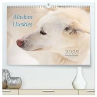 Vorderes Coverbild Alaskan Huskies (hochwertiger Premium Wandkalender 2025 DIN A2 quer), Kunstdruck in Hochglanz