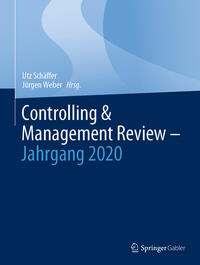 Vorderes Coverbild Controlling & Management Review – Jahrgang 2020