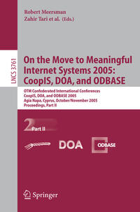 Vorderes Coverbild On the Move to Meaningful Internet Systems 2005: CoopIS, DOA, and ODBASE