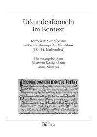Vorderes Coverbild Urkundenformeln im Kontext