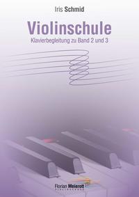 Vorderes Coverbild Violinschule, Klavierbegleitung zu Band 2 und 3