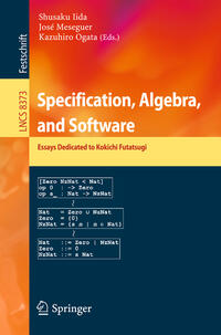 Vorderes Coverbild Specification, Algebra, and Software