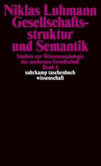 Vorderes Coverbild Gesellschaftsstruktur und Semantik