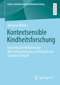 Vorderes Coverbild Kontextsensible Kindheitsforschung