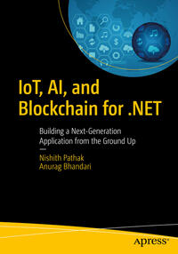 Vorderes Coverbild IoT, AI, and Blockchain for .NET