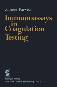 Vorderes Coverbild Immunoassays in Coagulation Testing