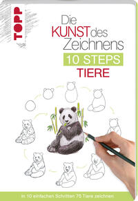Vorderes Coverbild Die Kunst des Zeichnens 10 Steps - Tiere
