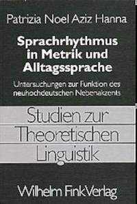 Vorderes Coverbild Sprachrhythmus in Metrik und Alltagssprache