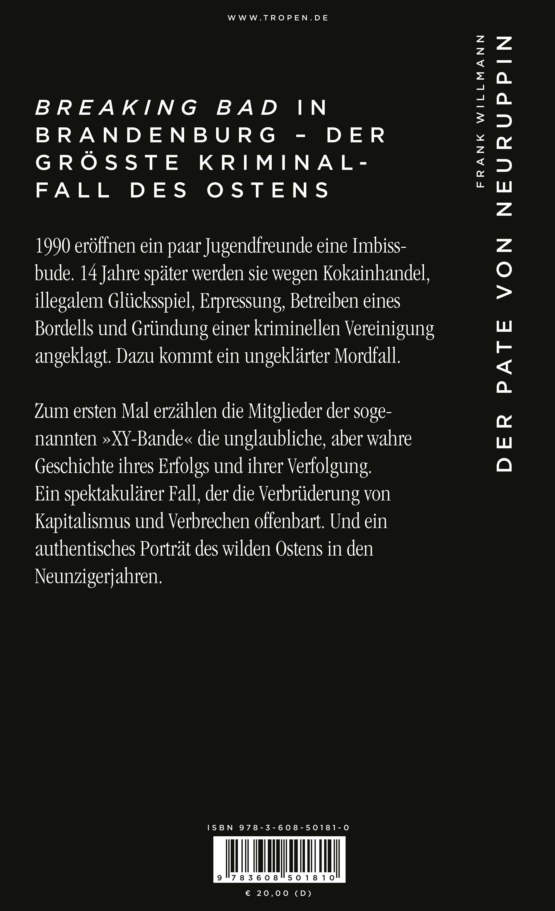 Rückseitencover Der Pate von Neuruppin