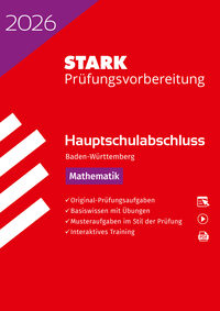 Vorderes Coverbild STARK Mathematik - Hauptschulabschluss 2026 BW - Prüfungsvorbereitung