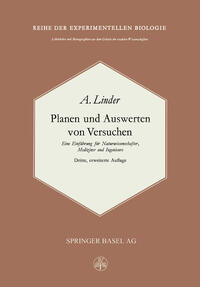 Vorderes Coverbild Planen und Auswerten von Versuchen