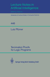 Vorderes Coverbild Termination Proofs for Logic Programs