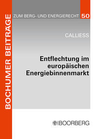Vorderes Coverbild Entflechtung im europäischen Energiebinnenmarkt