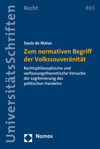 Vorderes Coverbild Zum normativen Begriff der Volkssouveränität