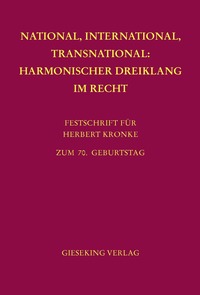 Vorderes Coverbild National, International, Transnational: Harmonischer Dreiklang im Recht
