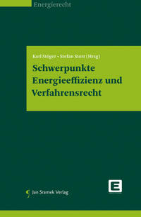 Vorderes Coverbild Schwerpunkte Energieeffizienz und Verfahrensrecht