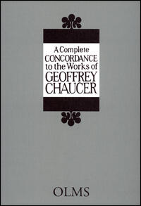 Vorderes Coverbild A Complete Concordance to the Works of Geoffrey Chaucer
