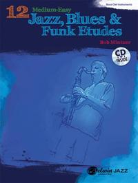 Vorderes Coverbild 12 Medium-Easy Jazz, Blues & Funk Etudes
