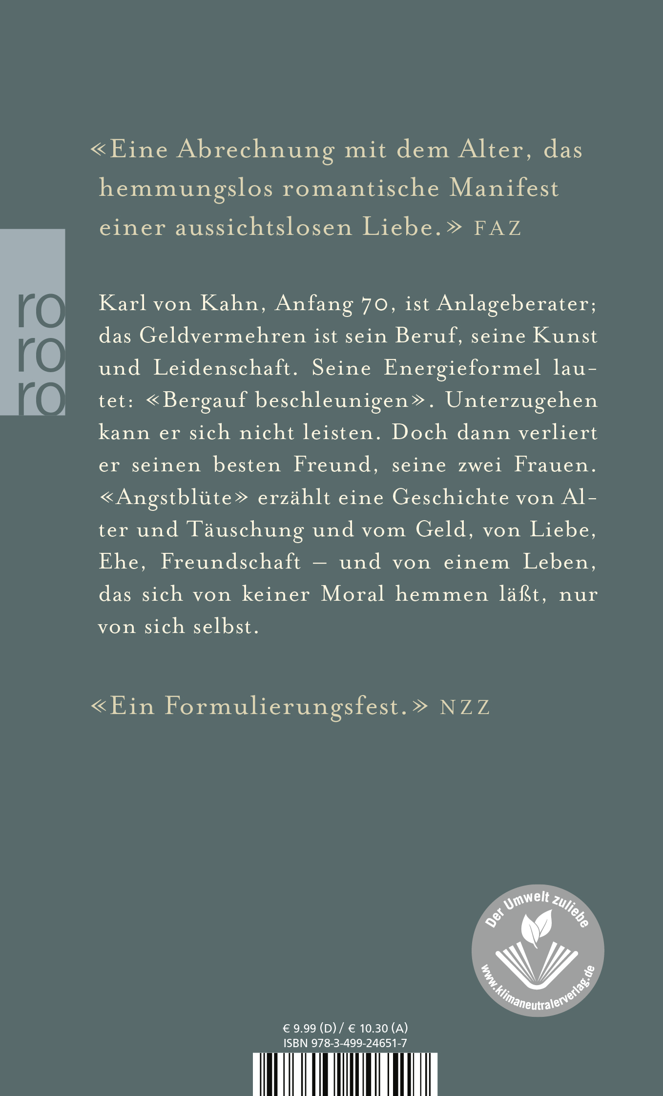 Rückseitencover Angstblüte