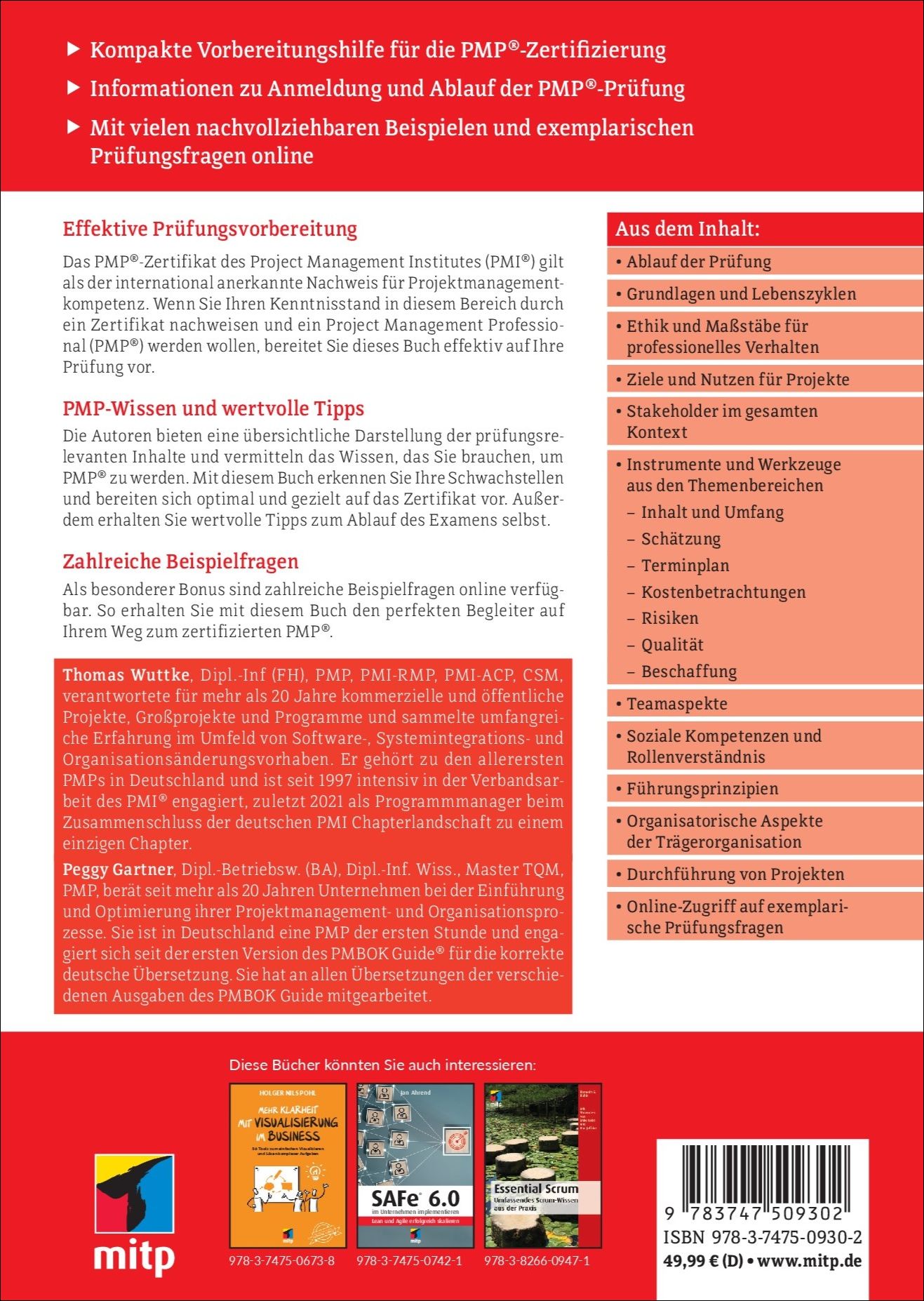 Rückseitencover Das PMP®-Examen