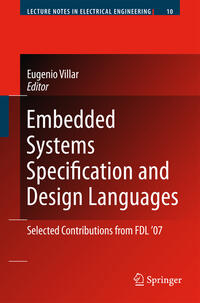 Vorderes Coverbild Embedded Systems Specification and Design Languages