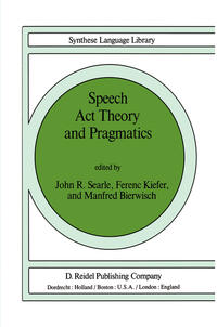 Vorderes Coverbild Speech Act Theory and Pragmatics