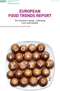 Vorderes Coverbild European Food Trends Report